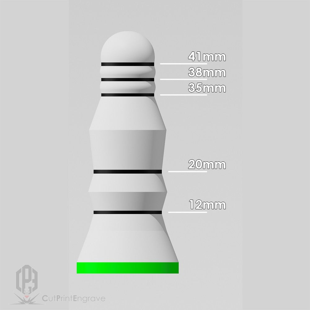 Furniture and Cupboard Leveling System Pins 12 20 35 38 41mm-46mm height- GREEN