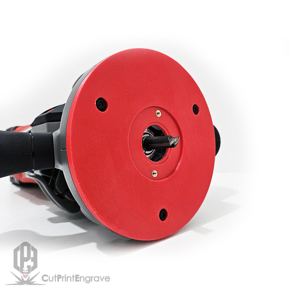 Milwaukee M18 FR12 FUEL Router Trend Guide Bush Adaptor Base Plate 152.5mm