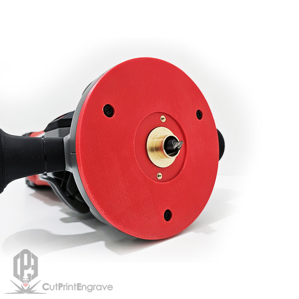 Milwaukee M18 FR12 FUEL Router Trend Guide Bush Adaptor Base Plate 152.5mm
