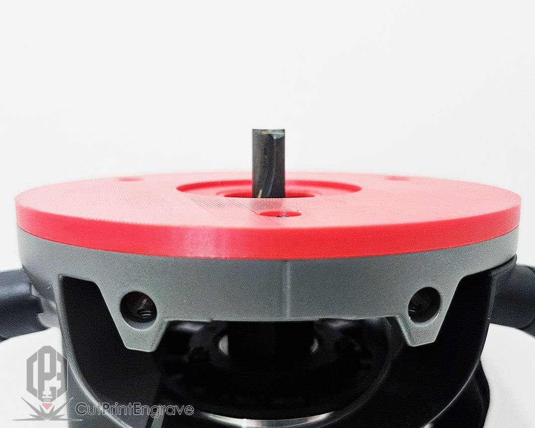 Milwaukee M18 FR12 FUEL Router Trend Guide Bush Adaptor Base Plate 152.5mm
