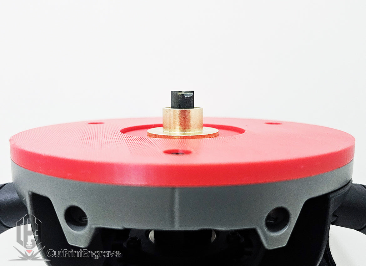 Milwaukee M18 FR12 FUEL Router Trend Guide Bush Adaptor Base Plate 152.5mm