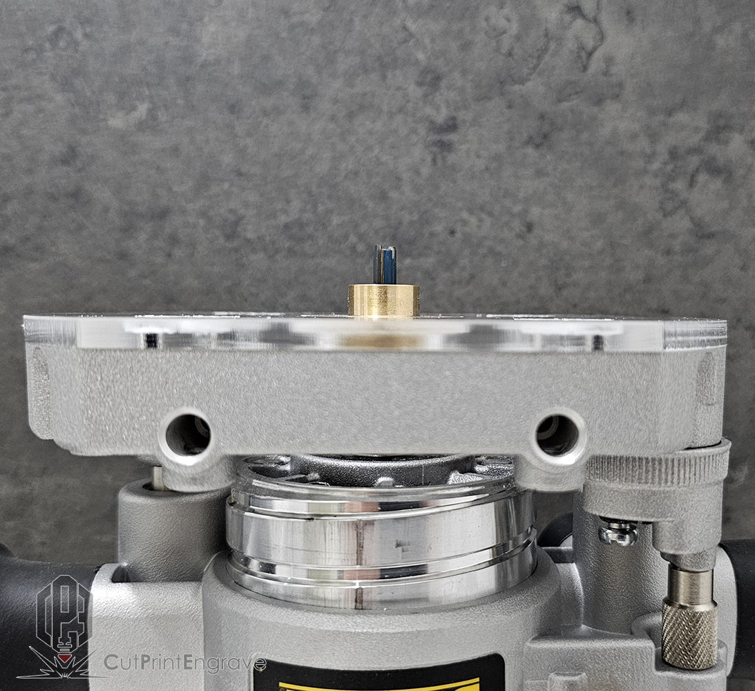 DeWalt Plunge and Trimmer Base DCW600 Trend Katsu Brass Guide Bush Adaptor Base Plate