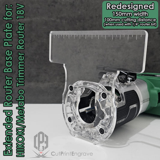 Redesigned Router Sub Base Plate For For HIKOKI Matabo Router 18V