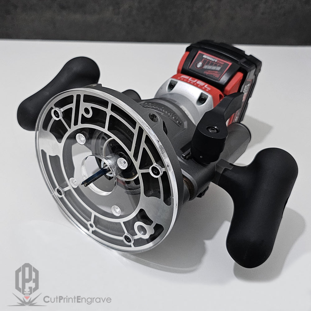 Milwaukee M18 FTR FUEL Router Replacement Plunge and Trimmer Base Plate