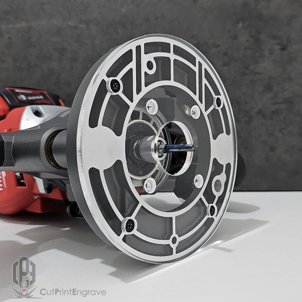 Milwaukee M18 FTR FUEL Router Replacement Plunge and Trimmer Base Plate