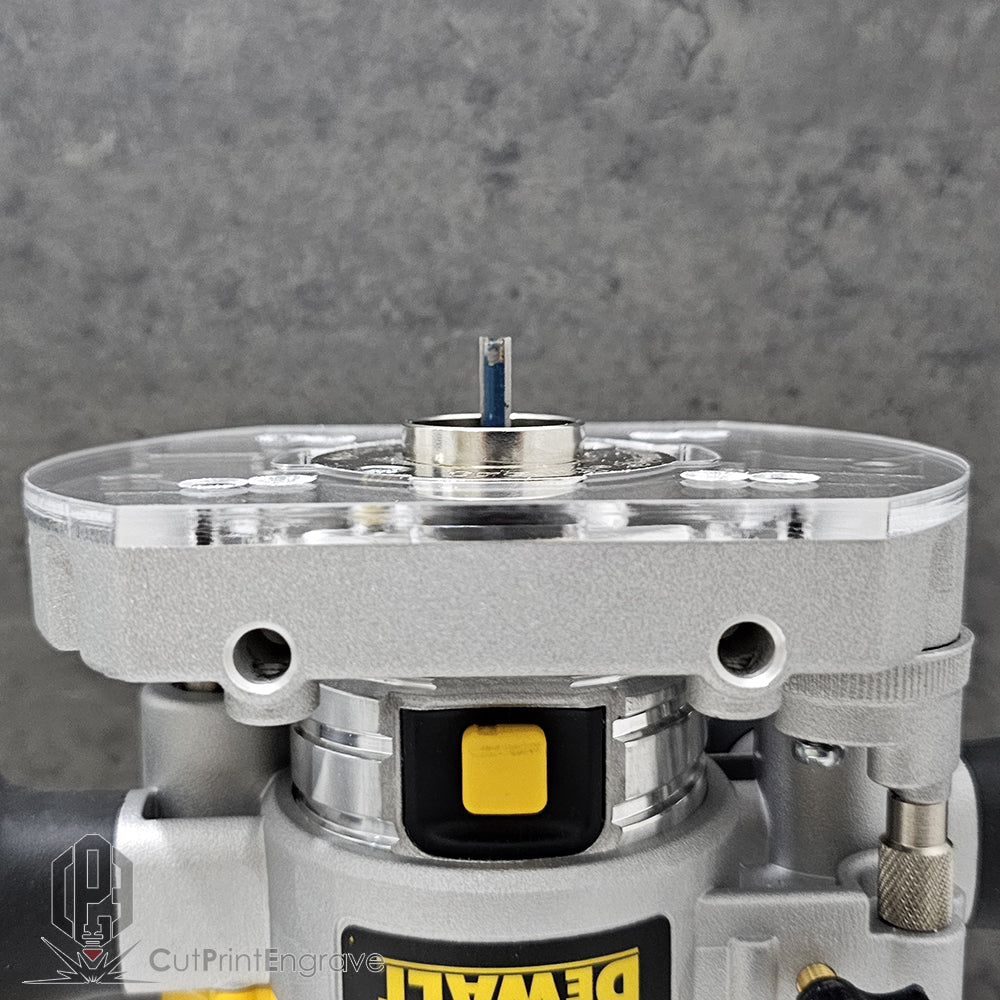 DeWalt Plunge and Trimmer Base DCW600 Trend and Others 60mm Guide Bush Adaptor Base Plate
