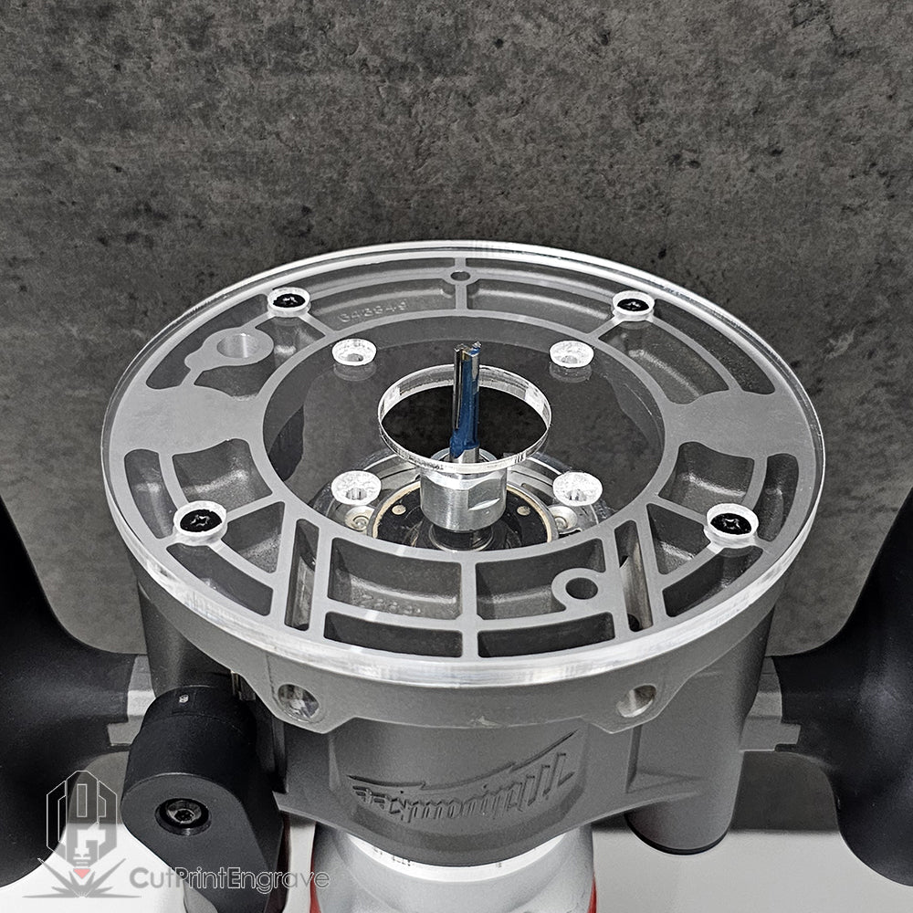 Milwaukee M18 FTR FUEL Router Replacement Plunge and Trimmer Base Plate