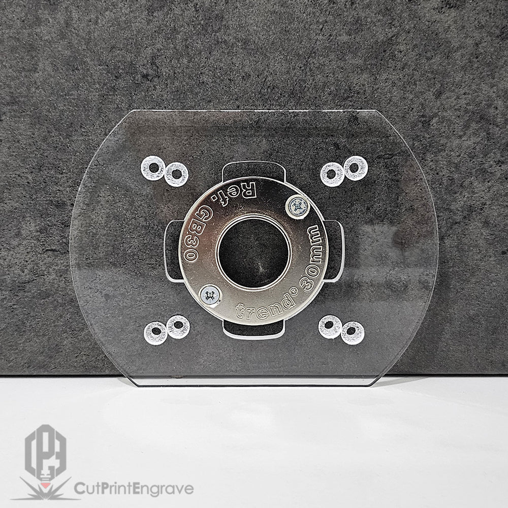 DeWalt Plunge and Trimmer Base DCW600 Trend and Others 60mm Guide Bush Adaptor Base Plate