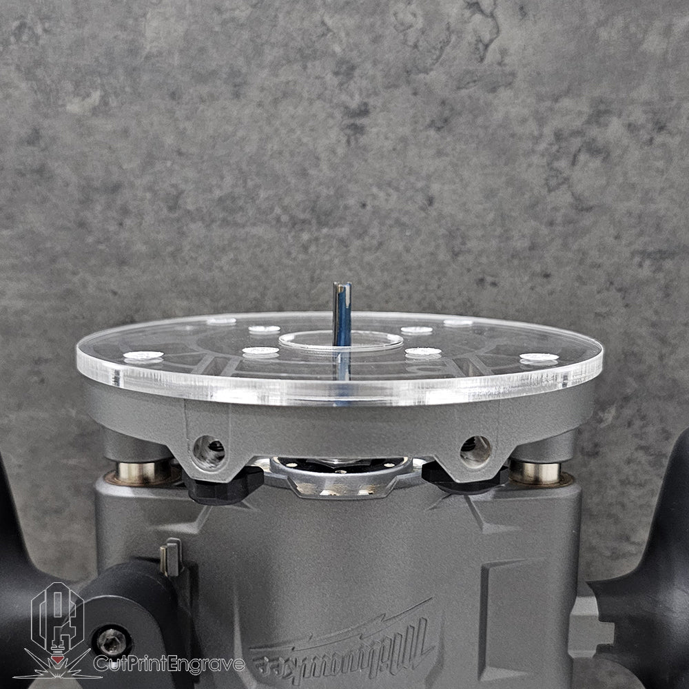 Milwaukee M18 FTR FUEL Router Replacement Plunge and Trimmer Base Plate