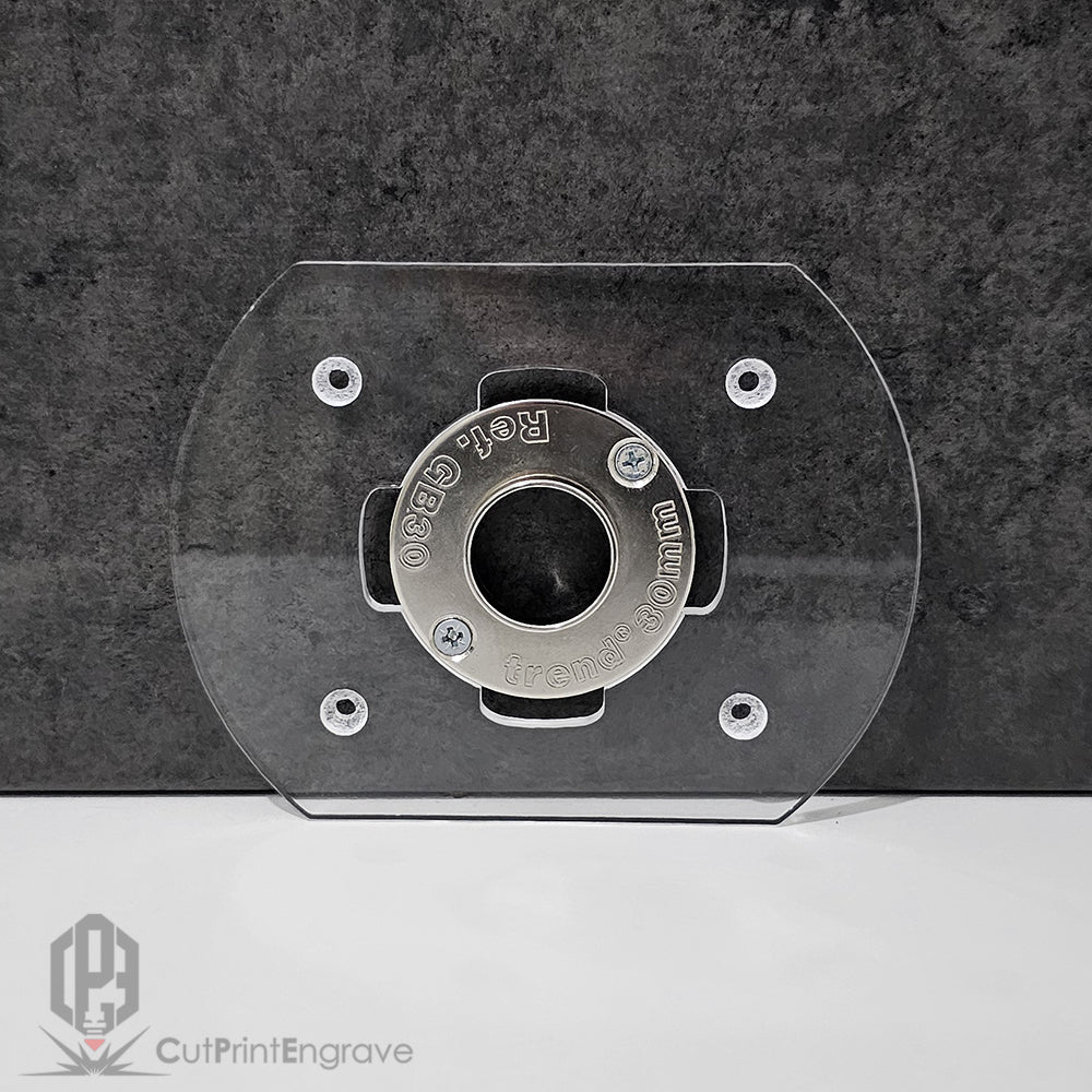 DeWalt Plunge Base DCW600 Trend and Others 60mm Guide Bush Adaptor Base Plate