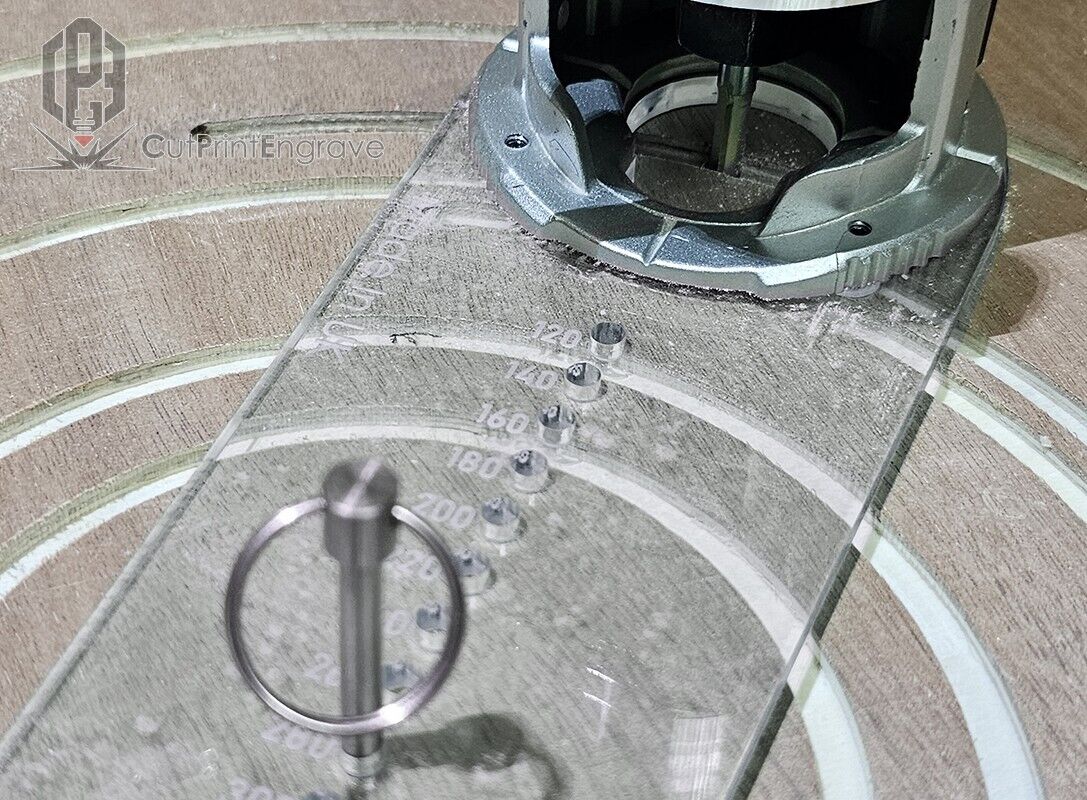 Xtra Large Circle Jig Router Base Plate 4 Makita DRT50 RT0700X RT0702 KATSU WORX