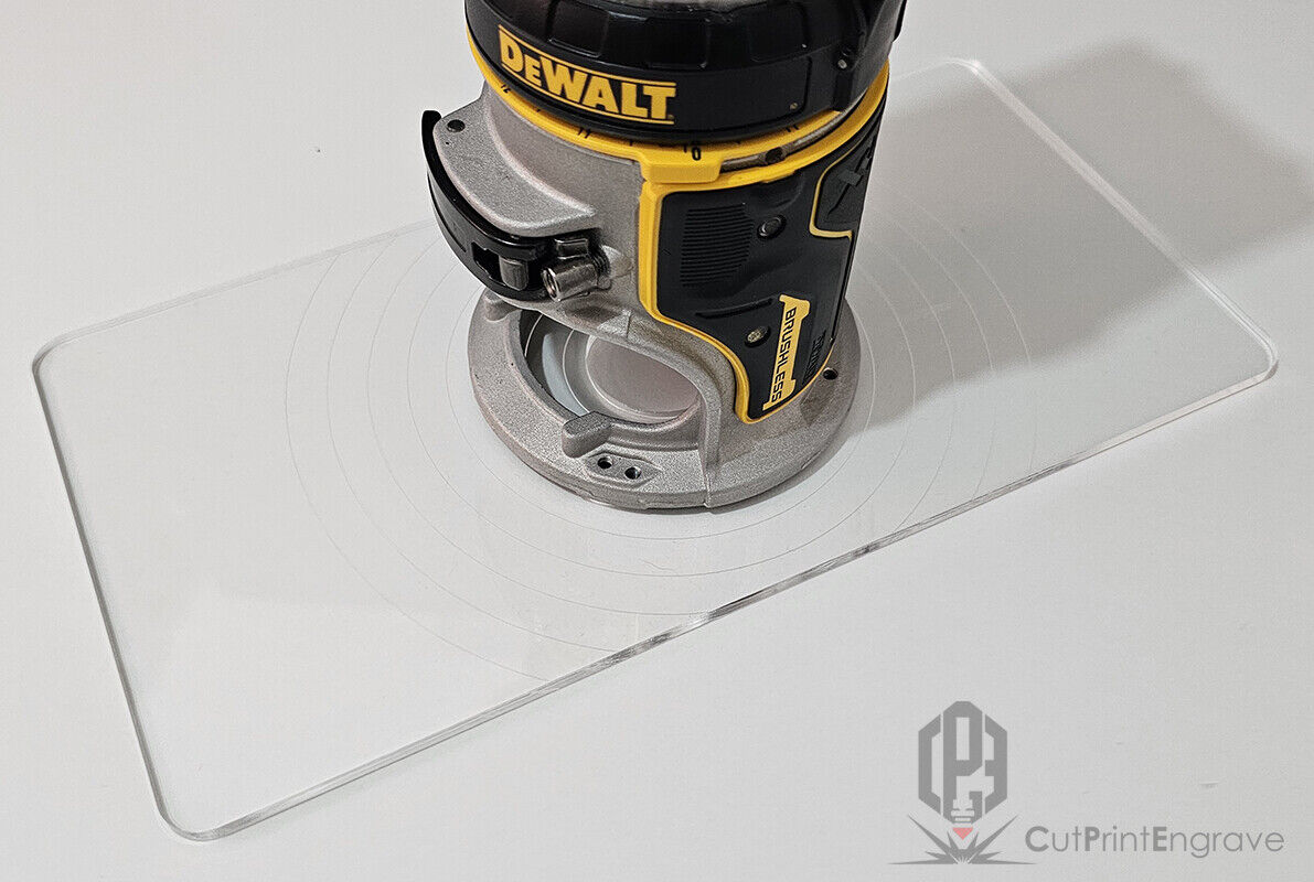 Rectangular Shape Router Base Plate For DeWalt DCW600 DCW604 D26200 - 7 TYPES