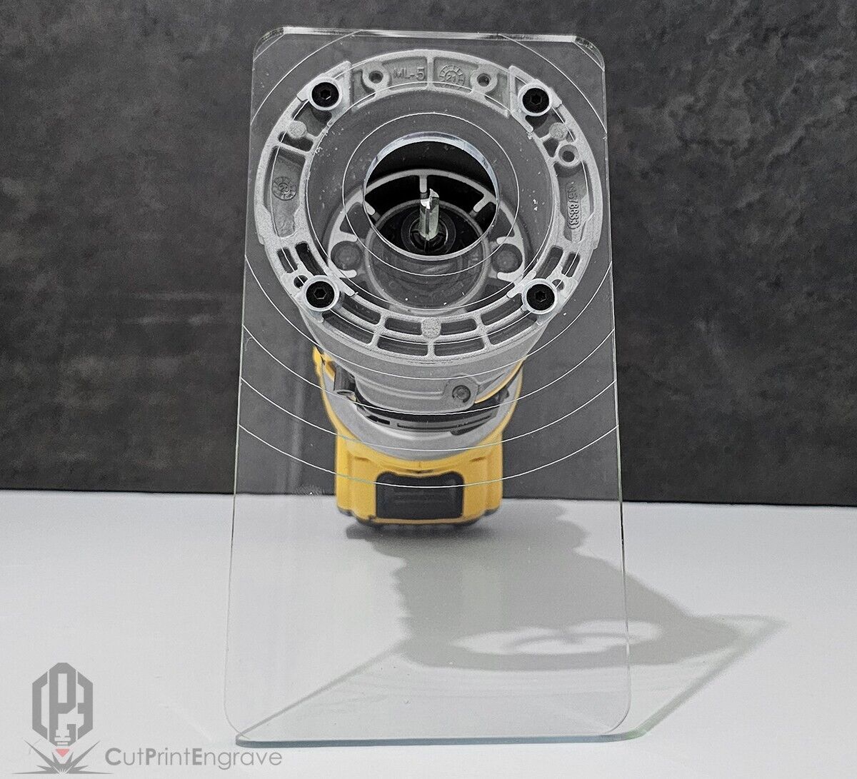 Rectangular Shape Router Base Plate For DeWalt DCW600 DCW604 D26200 200x103mm