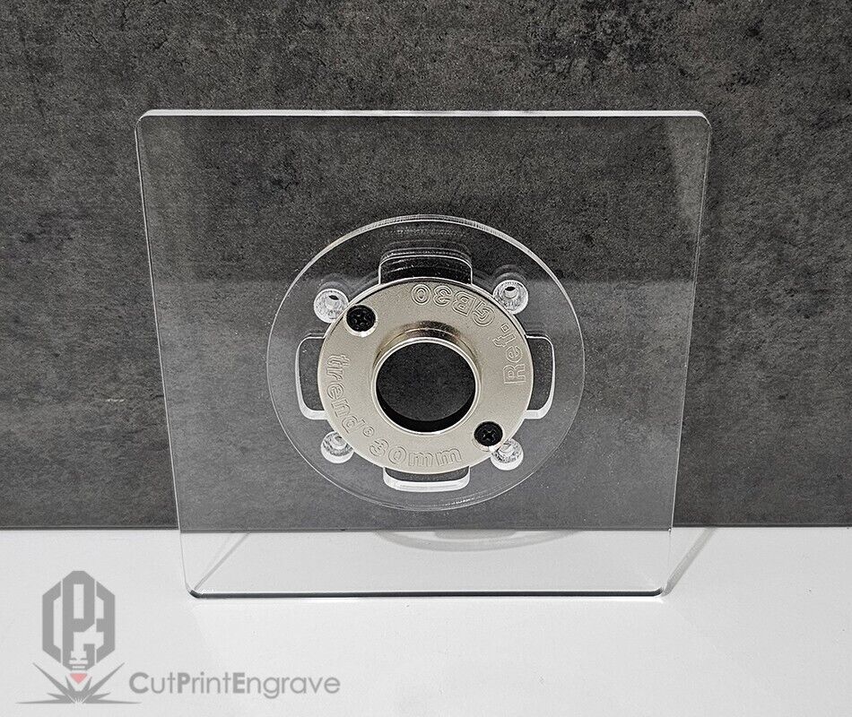 Milwaukee M18 FUEL Router Router Trend Guide Bush Adaptor Base Plate - 145x145mm