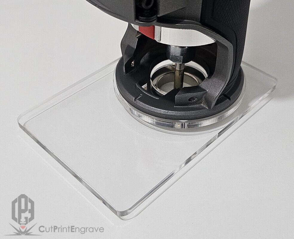 Milwaukee M18 FUEL Router Router Trend Guide Bush Adaptor Base Plate - 148x98mm