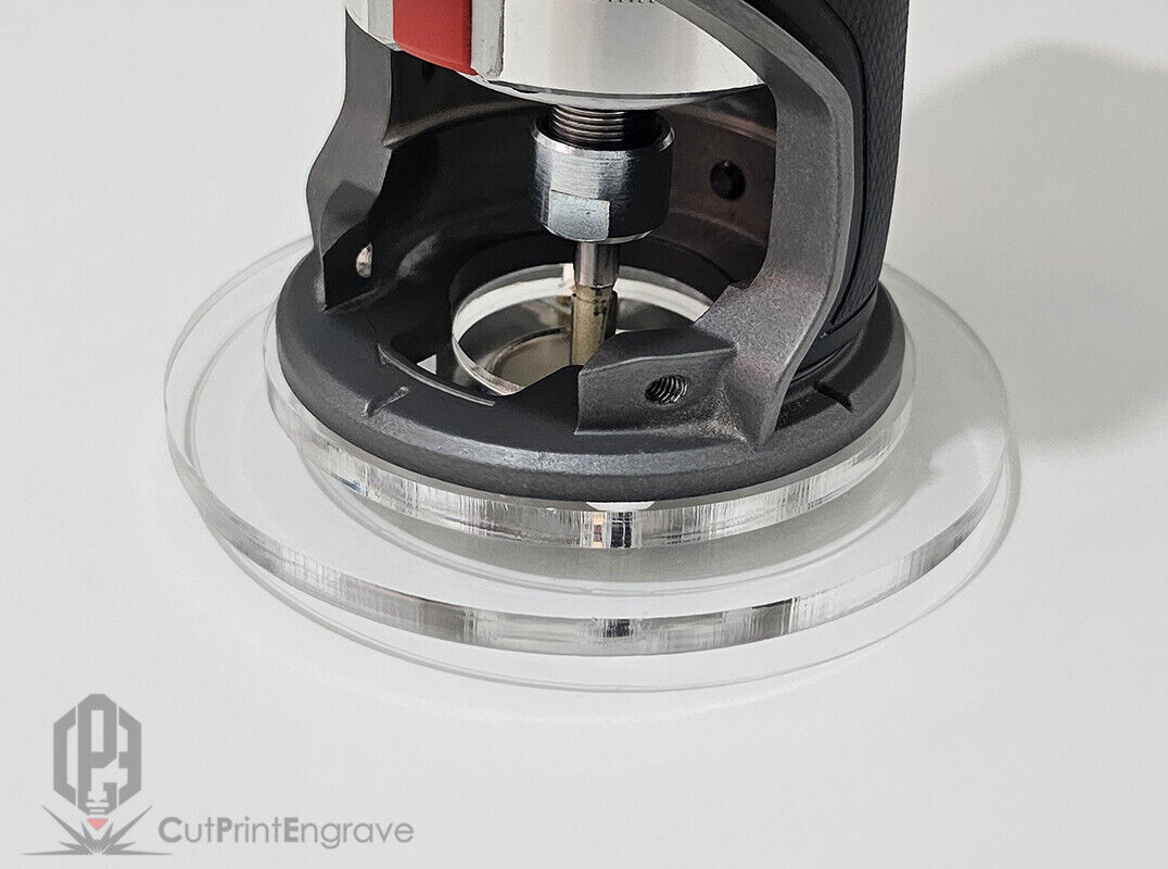 Milwaukee M18 FUEL Router 18V Router Trend Guide Bush Adaptor Base Plate-4 sizes
