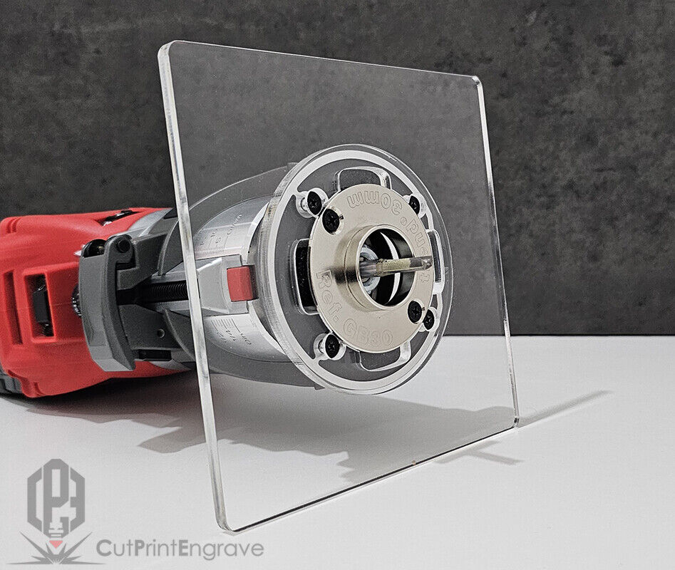 Milwaukee M18 FUEL Router 18V Router Trend Guide Bush Adaptor Base Plate-4 sizes