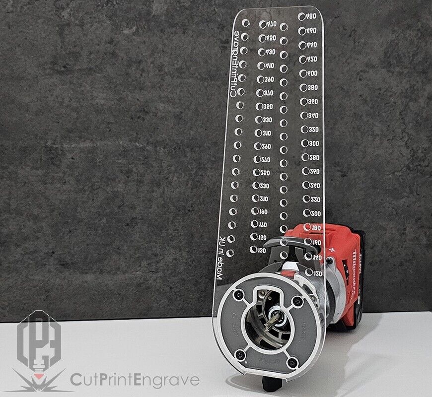 Large Circle Jig Base Plate For Milwaukee M18 FUEL 18V Cordless Plunge Router