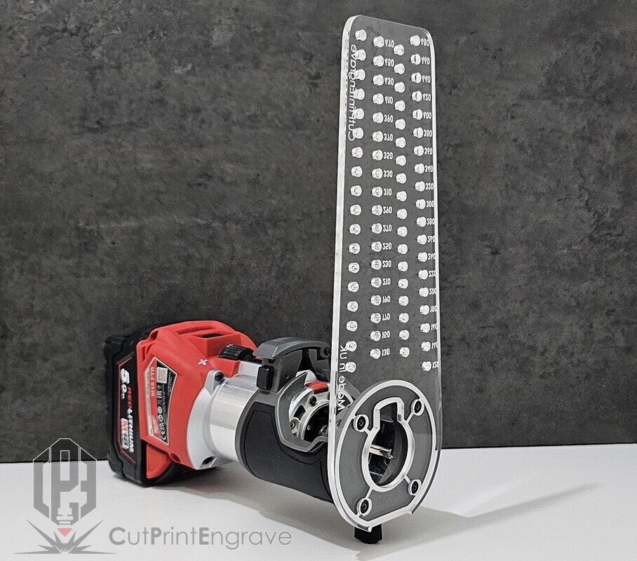 Large Circle Jig Base Plate For Milwaukee M18 FUEL 18V Cordless Plunge Router