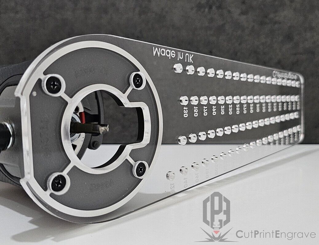 Large Circle Jig Base Plate For Milwaukee M18 FUEL 18V Cordless Plunge Router