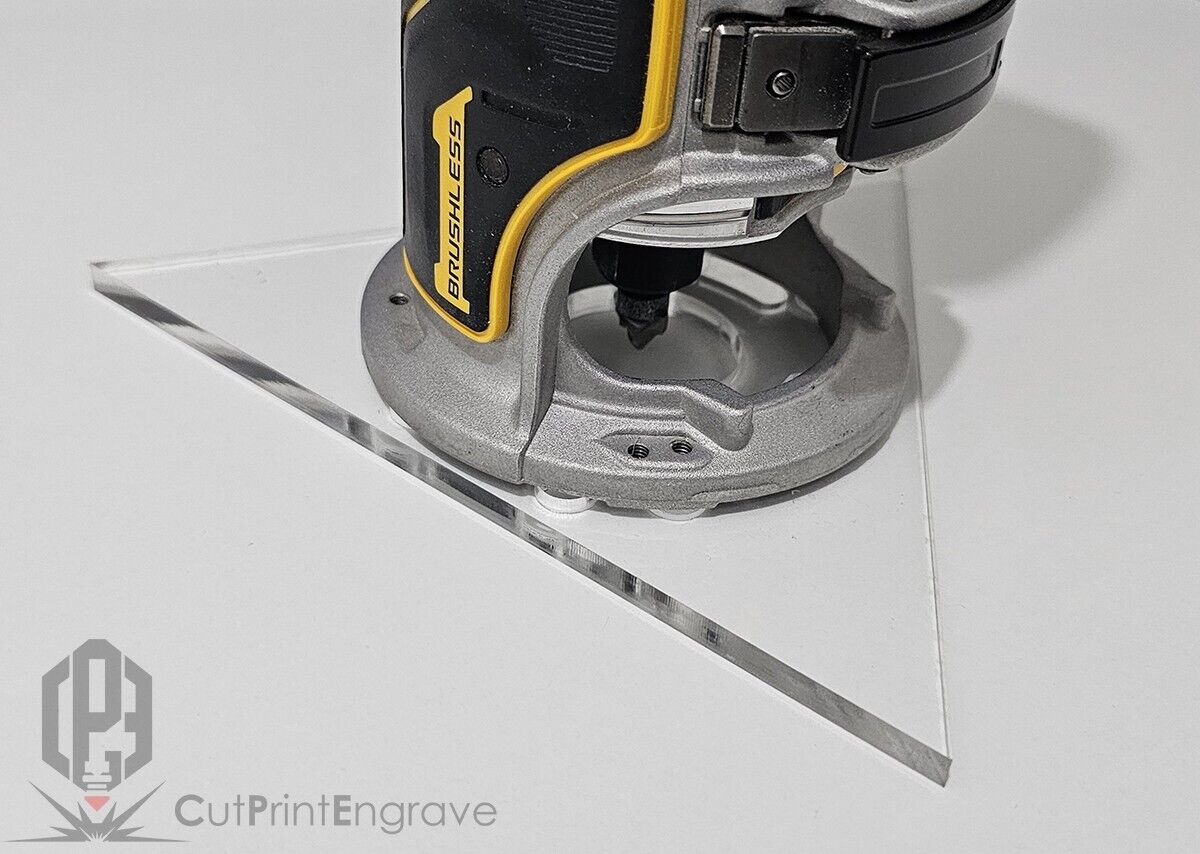 Dewalt DCW600 Compatible Triangular Pattern Trim Router Replacement Base