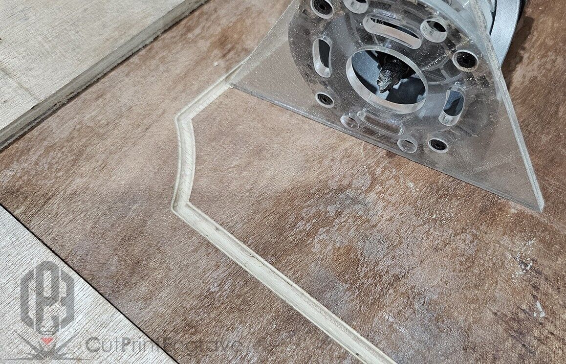 Dewalt DCW600 Compatible Triangular Pattern Trim Router Replacement Base