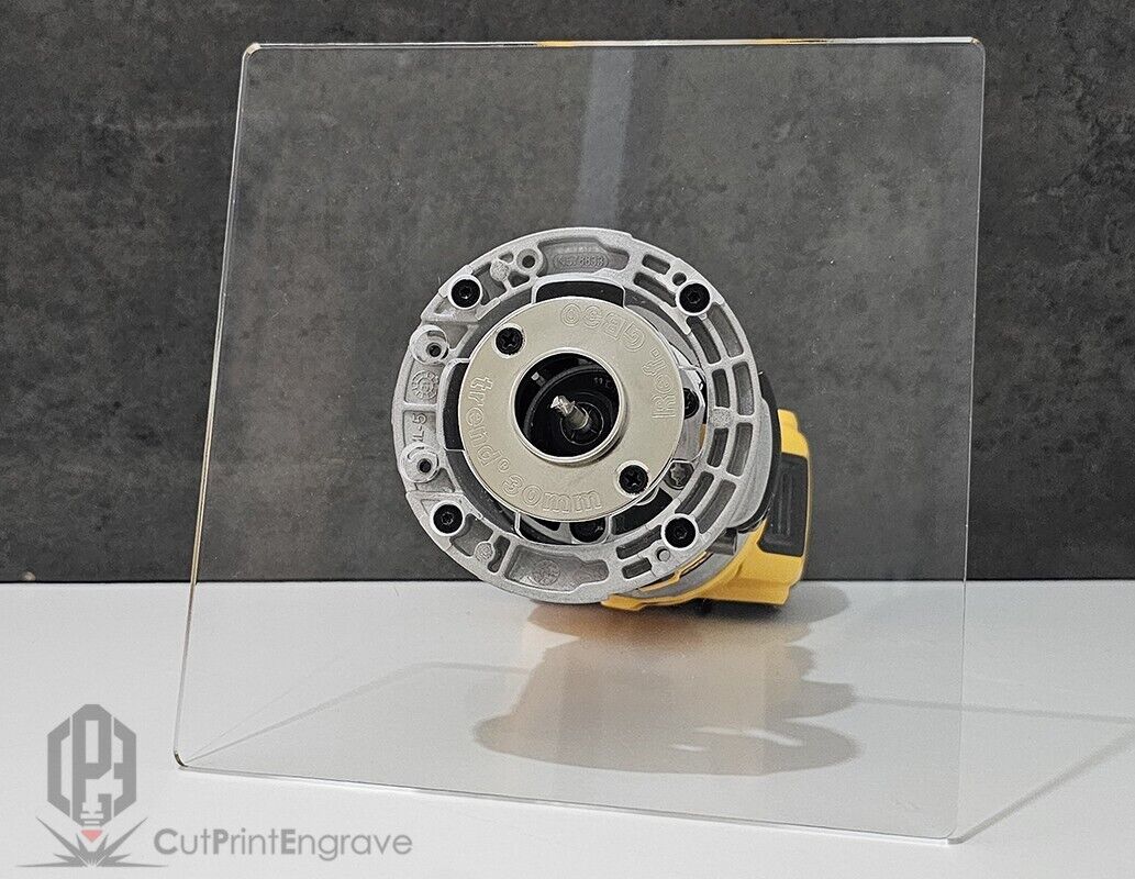 Dewalt DCW600 Trimmer Router Trend Guide Bush Adaptor Base Plate - 195mm x 195mm