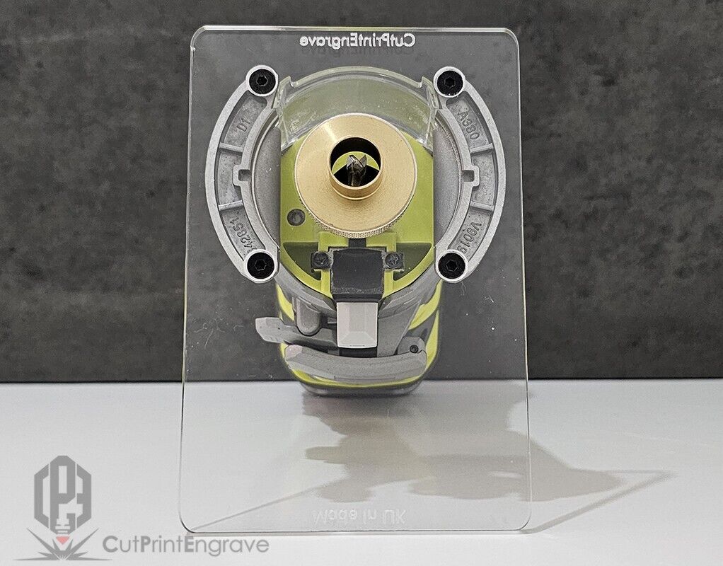 RYOBI ONE+ 18V P601 PCL4424B Trimmer Router Brass Guide Bush Adaptor Base Plate