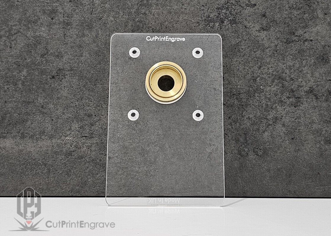 RYOBI ONE+ 18V P601 PCL4424B Trimmer Router Brass Guide Bush Adaptor Base Plate