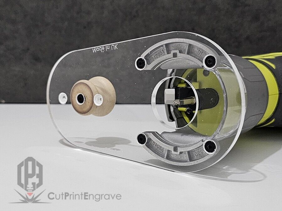 Extended Router Sub BASE PLATE for RYOBI ONE+ 18V Trimmer Router P601 PCL4424B