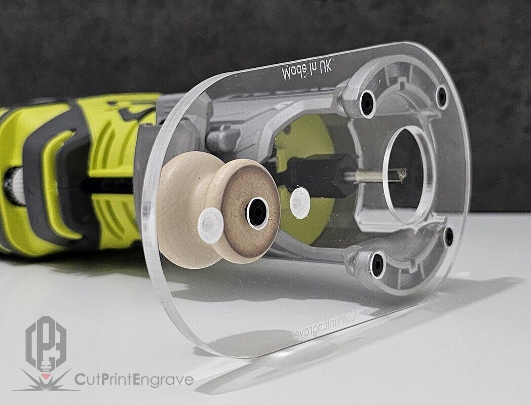 Extended Router Sub BASE PLATE for RYOBI ONE+ 18V Trimmer Router P601 PCL4424B