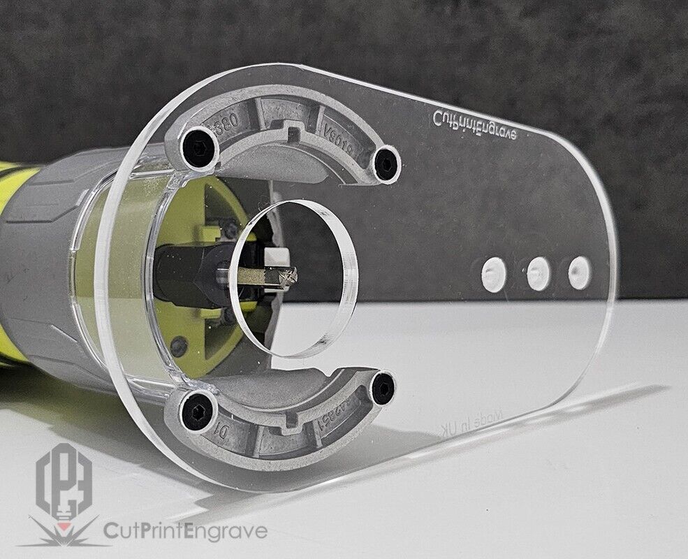 Extended Router Sub BASE PLATE for RYOBI ONE+ 18V Trimmer Router P601 PCL4424B