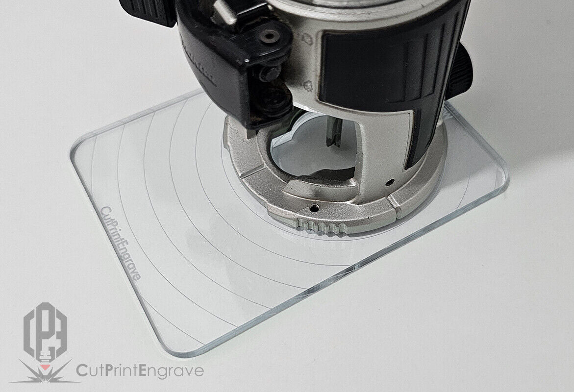 Rectangular Router Base Plate For Makita DRT50 RT0700X RT0702 KATSU WORX-7 TYPES