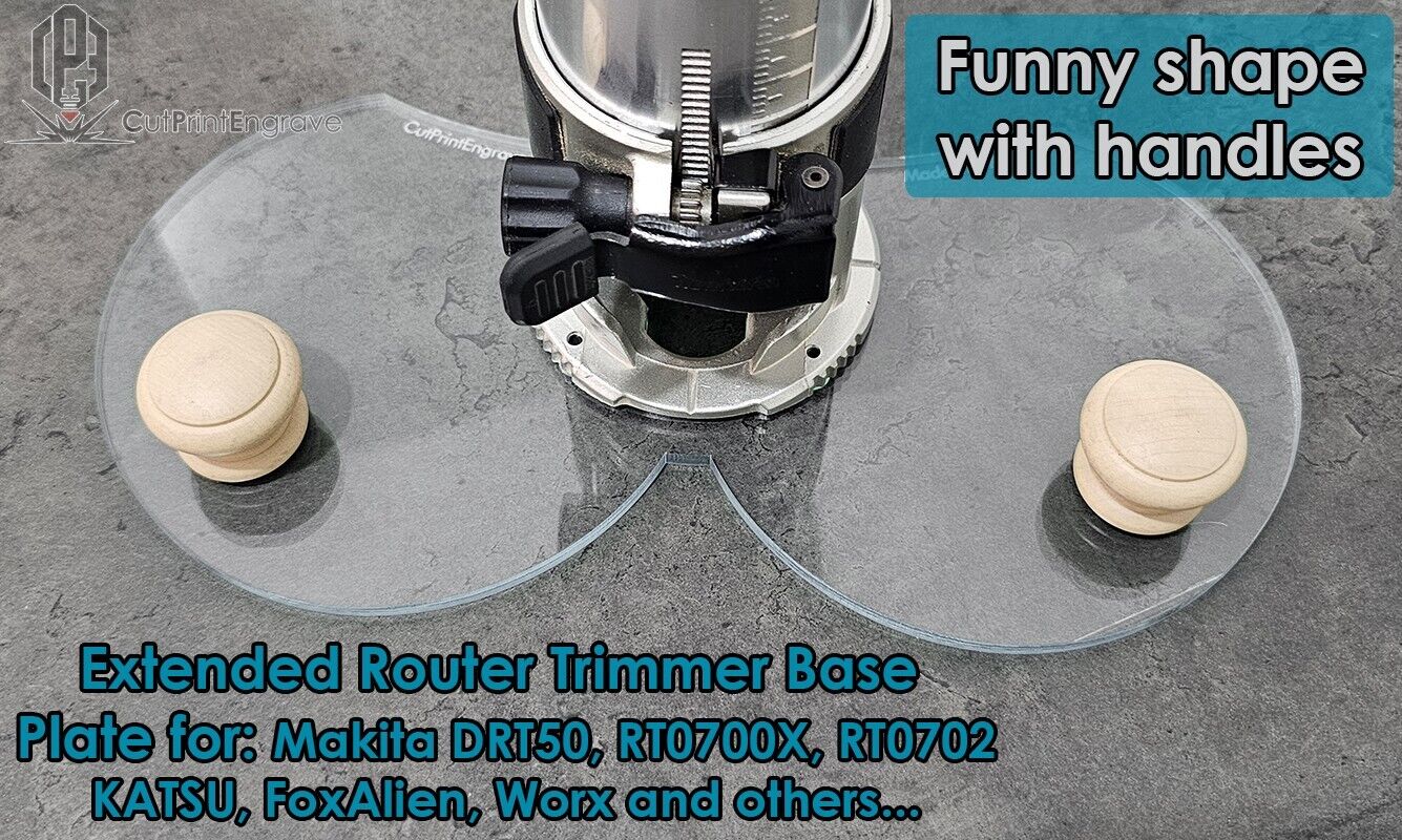 Funny Boobies Shape :) Handle Router Base Plate For Makita DRT50 RT0700X RT0702