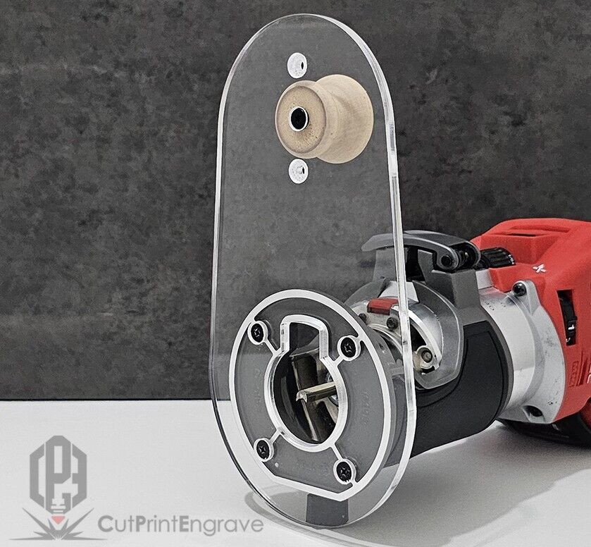 Extended Extra Strong Router Sub BASE PLATE for Milwaukee M18 FUEL Router 18V