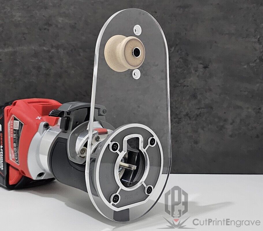 Extended Extra Strong Router Sub BASE PLATE for Milwaukee M18 FUEL Router 18V