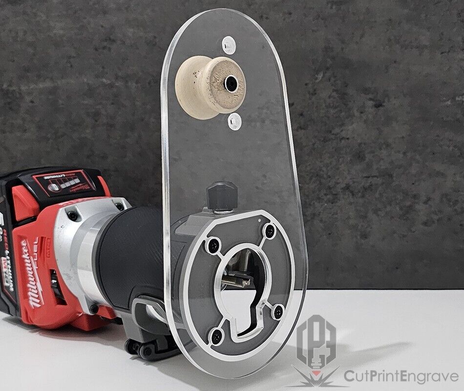 Extended Extra Strong Router Sub BASE PLATE for Milwaukee M18 FUEL Router 18V