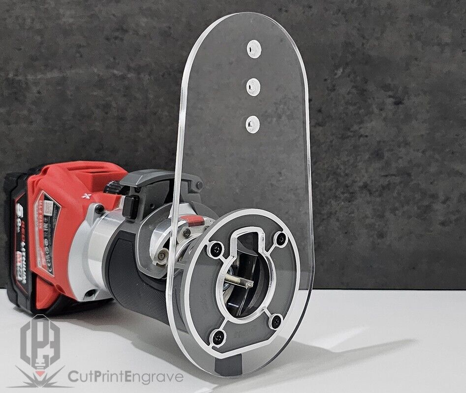 Extended Extra Strong Router Sub BASE PLATE for Milwaukee M18 FUEL Router 18V