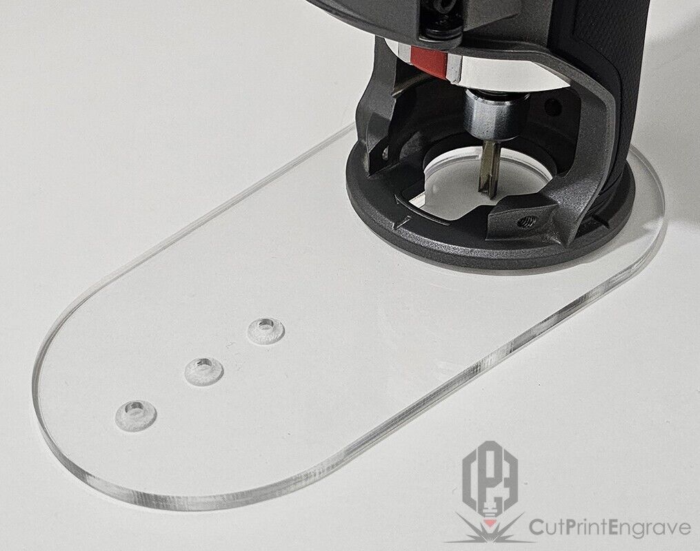 Extended Extra Strong Router Sub BASE PLATE for Milwaukee M18 FUEL Router 18V