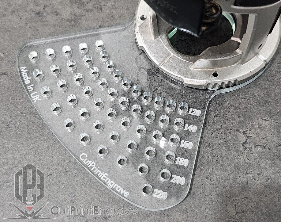 Small Circle Jig Router Base Plate For Makita DRT50 RT0700X RT0702 KATSU WORX 18