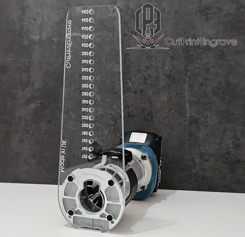 Large Circle Jig Router Base Plate For Makita DRT50 RT0700X RT0702 KATSU WORX 18