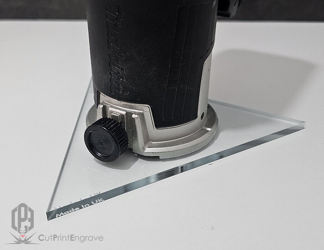 Makita Katsu Worx Compatible Triangular Pattern Router Replacement Base 7" - 12"