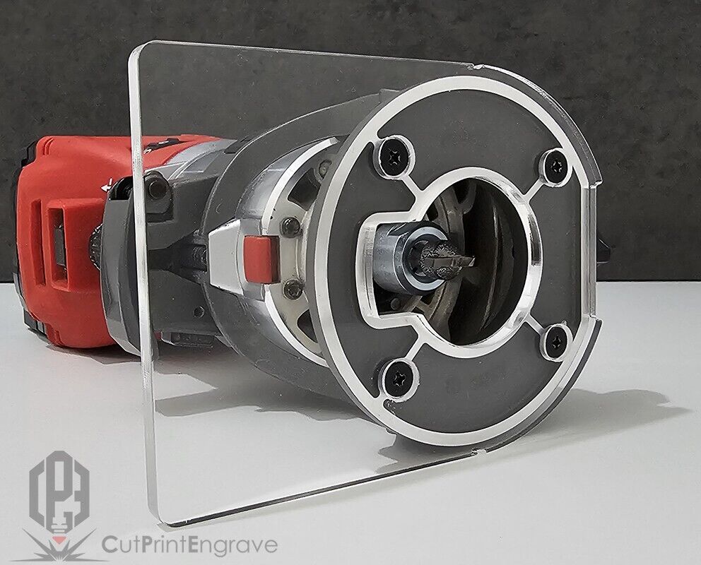 Router Trimmer Extended Replacement Base Plate For Milwaukee M18 FUEL 18V
