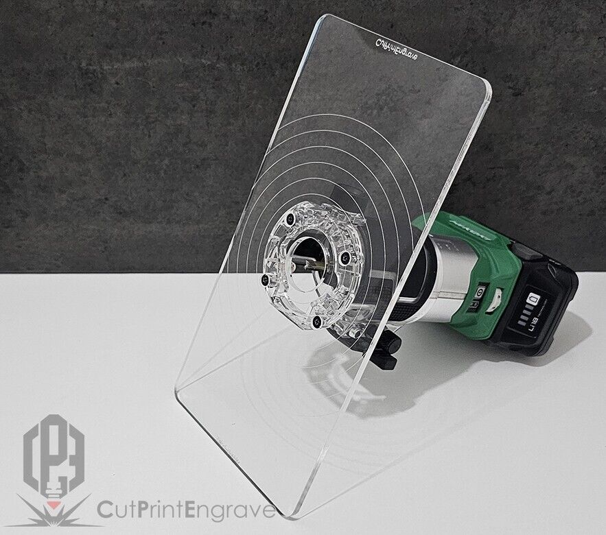 Rectangular Router Trimmer Base Plate For HIKOKI, Metabo 18V Router - 290x145mm