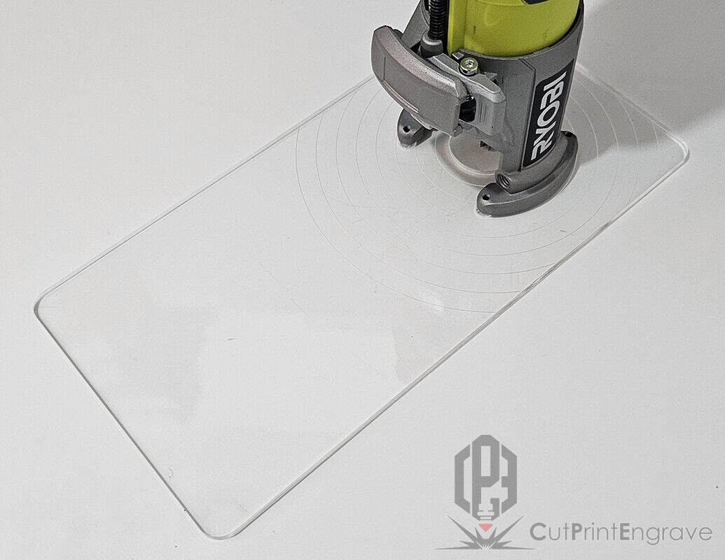 Rectangular Router Trimmer Base Plate For RYOBI ONE+ 18V P601 PCL4424 145x290mm