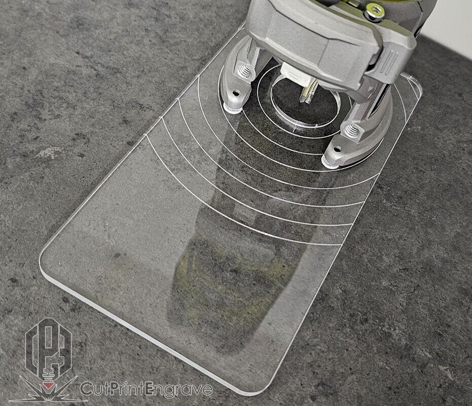 Rectangular Router Trimmer Base Plate For RYOBI ONE+ 18V P601 PCL4424 103x200mm