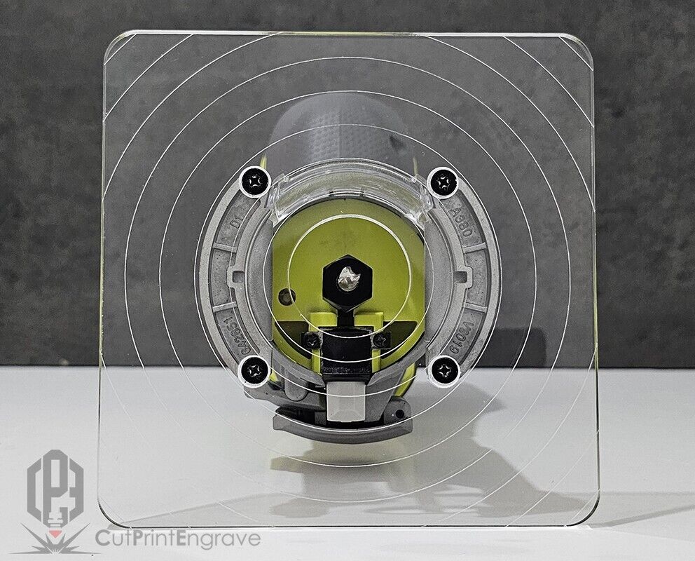 Rectangular Router Trimmer Base Plate For RYOBI ONE+ 18V P601 PCL4424 145x145mm