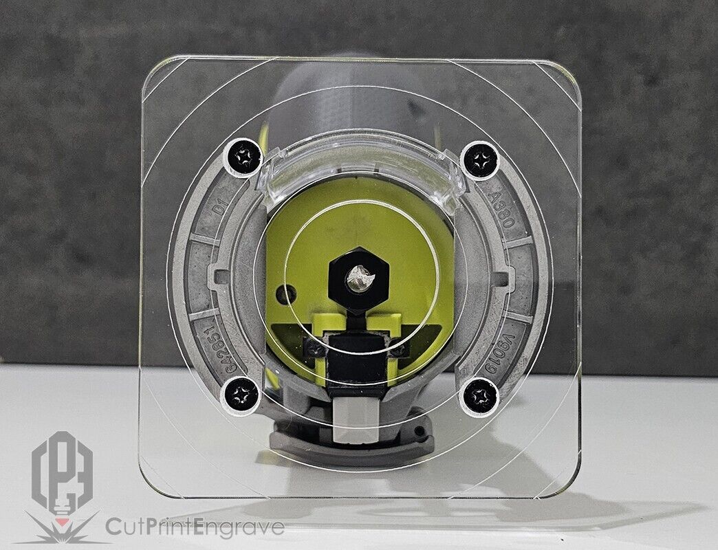 Rectangular Router Trimmer Base Plate For RYOBI ONE+ 18V P601 PCL4424 103x103mm