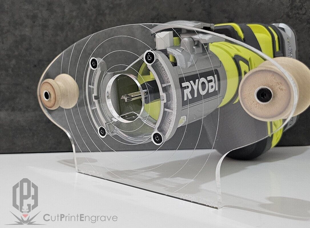Handle Square Trimmer Router Base Plate For RYOBI ONE+18V P601 PCL4424