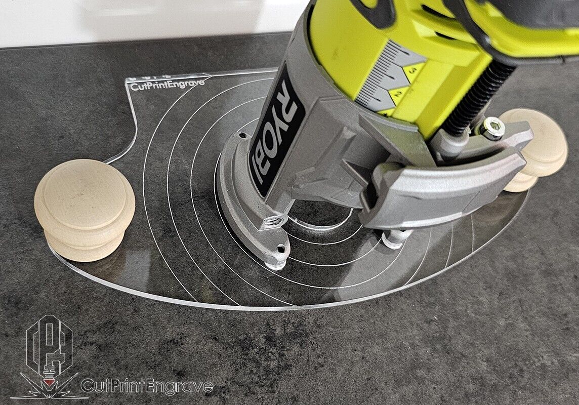 Handle Square Trimmer Router Base Plate For RYOBI ONE+18V P601 PCL4424